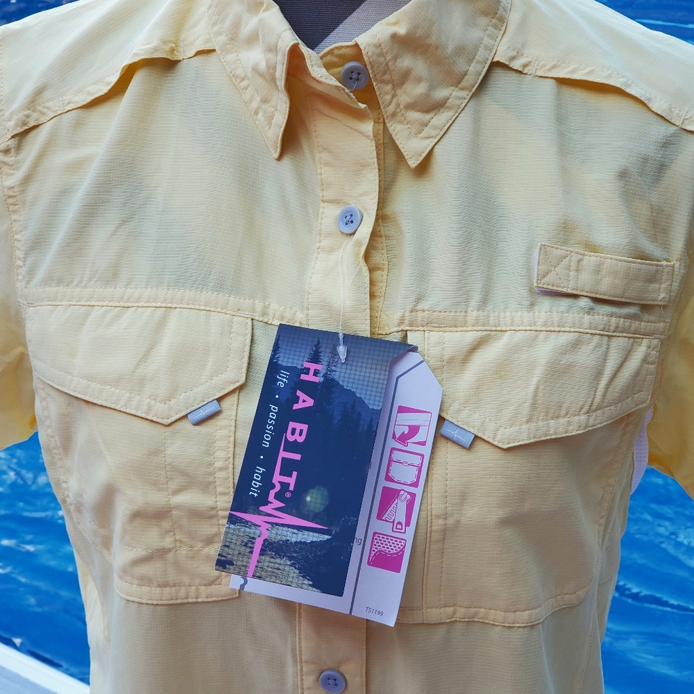 Habit River Guide Shirt Camp Hike UPF 30+ M